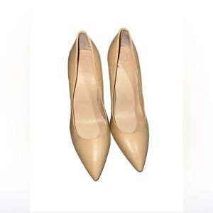 Guess Tan Heels Elegant Pointed-Toe Pumps
